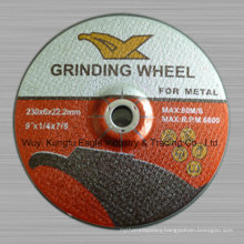 Resin Grinding Wheel/Grinding Disc for Metal 9" 230X6X22.2mm